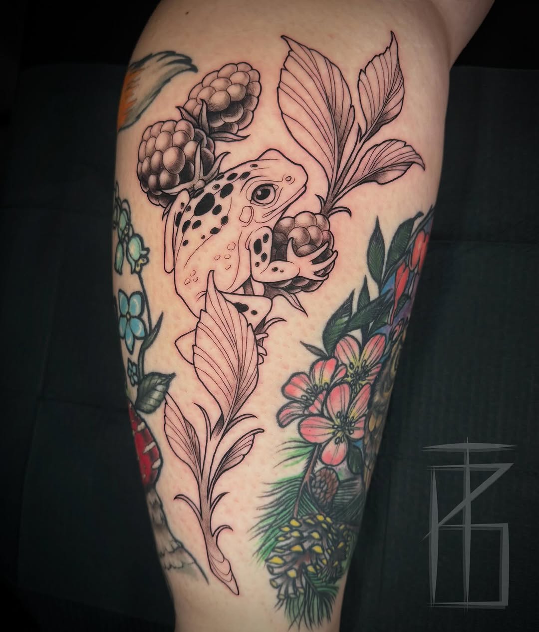 Tattoo by @tay.ink โ fine_line, black_and_grey