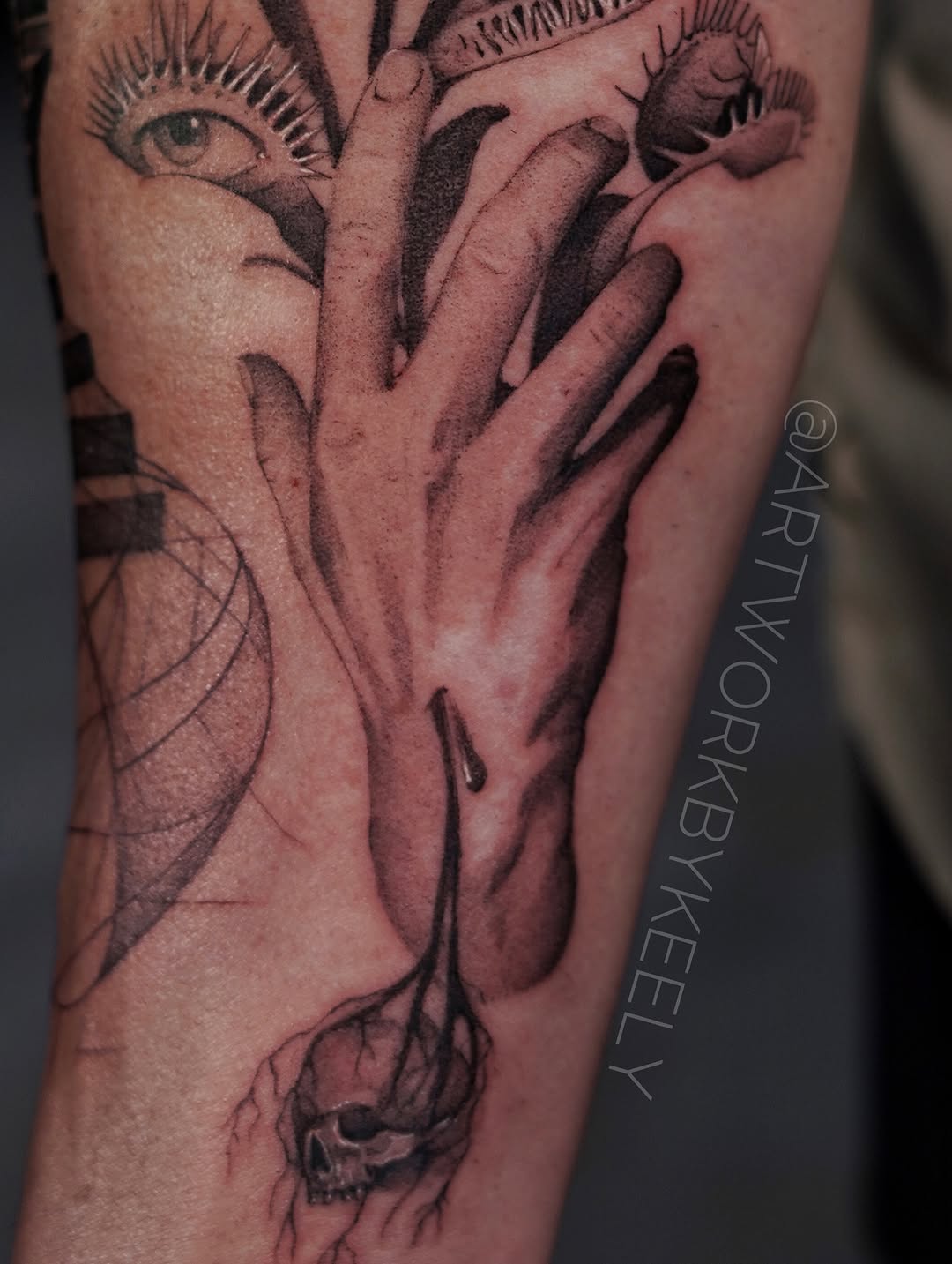 Tattoo by @artworkbykeely โ black_and_grey, realism