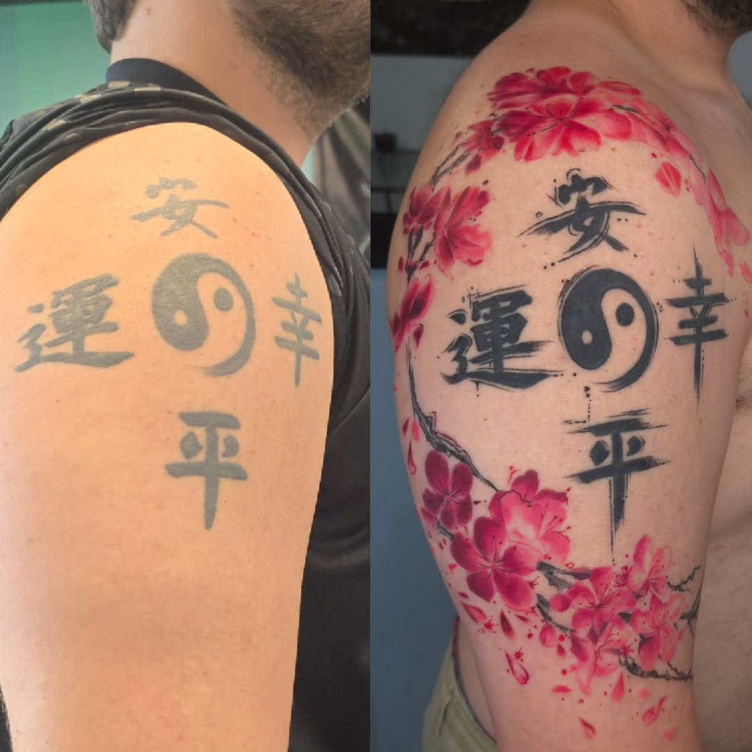 Tattoo by @boogahuerta — blackwork