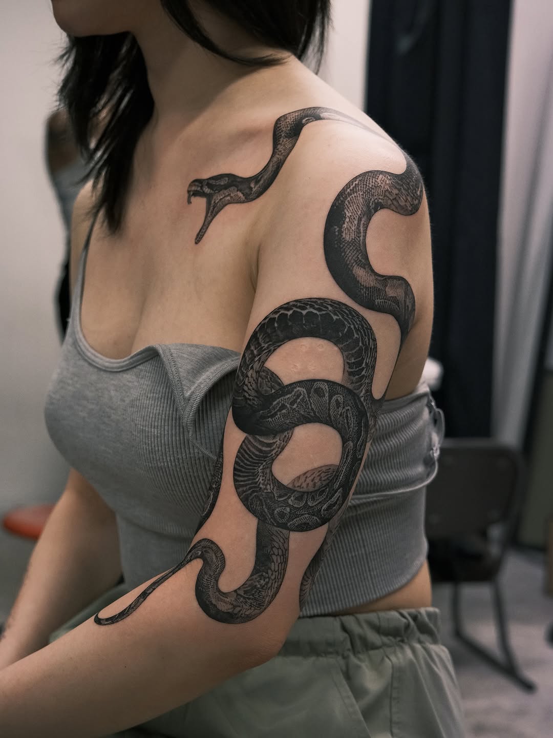 Tattoo by @choseung.ink — realism, black_and_grey
