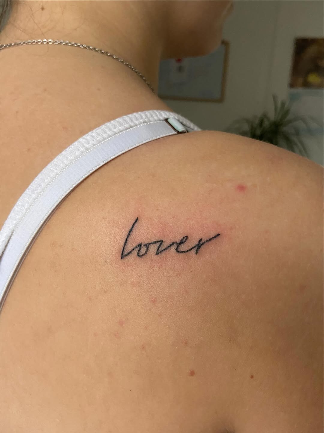 Tattoo by @deadboypokes — lettering_script, fine_line