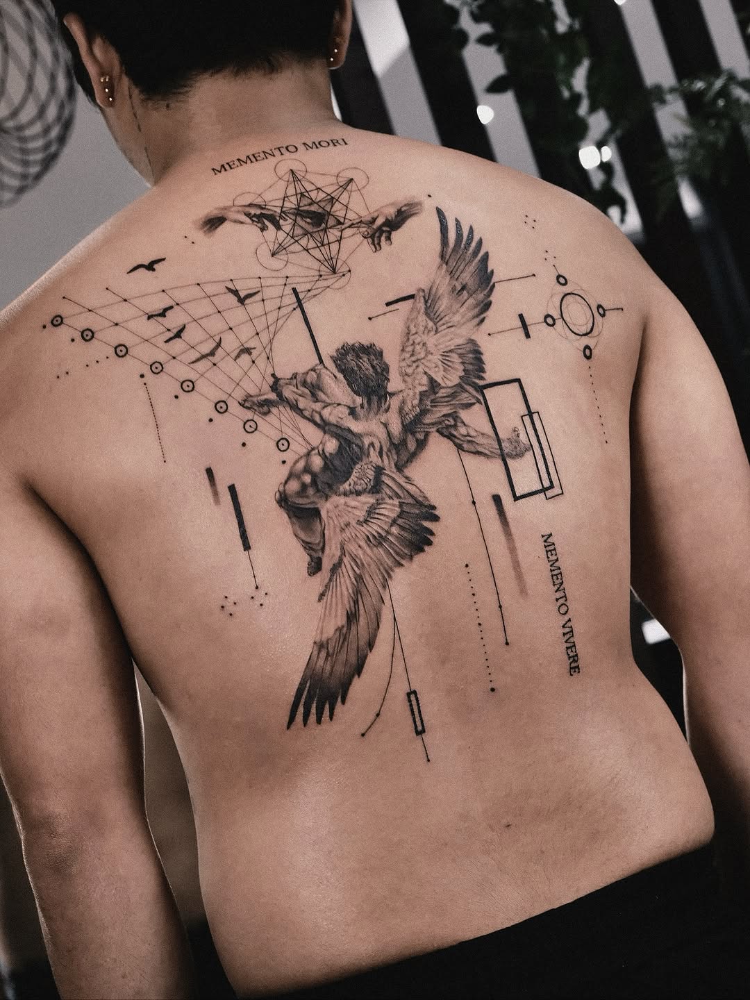 Tattoo by @seraph_gmt — illustrative, black_and_grey