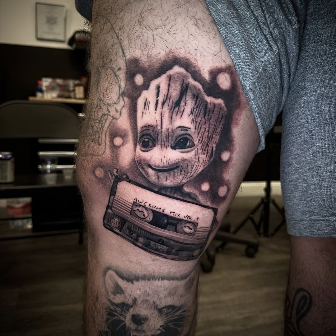 Tattoo by @chiptatt00s — realism, black_and_grey