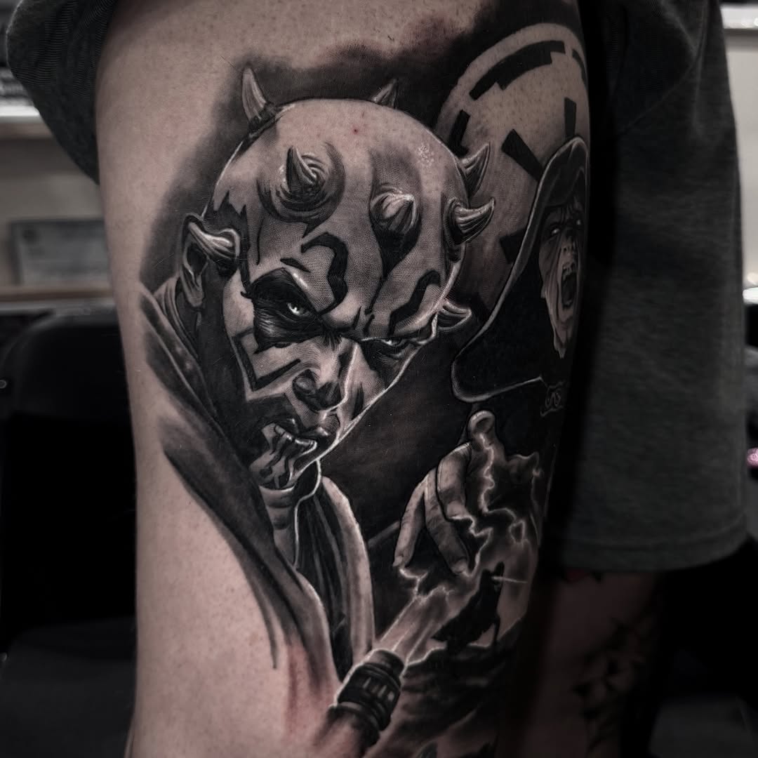 Tattoo by @jakethetattooer — realism, black_and_grey