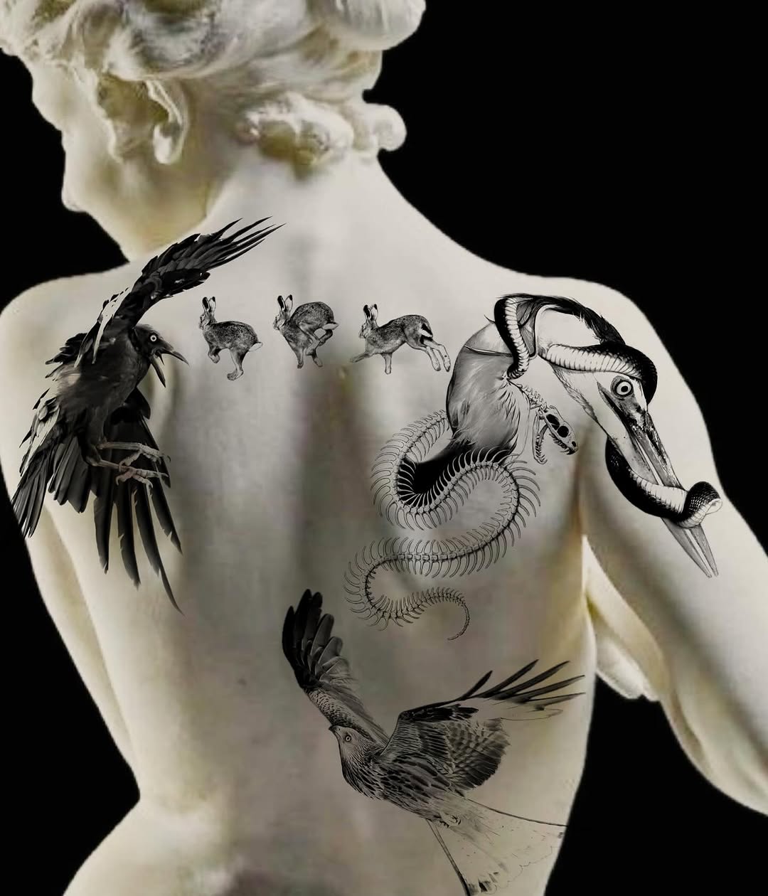 Tattoo by @oori_tattoo — realism, black_and_grey