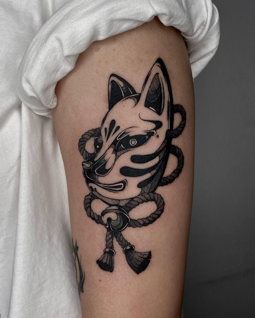 Tattoo by @codeblackink โ japanese_irezumi, black_and_grey