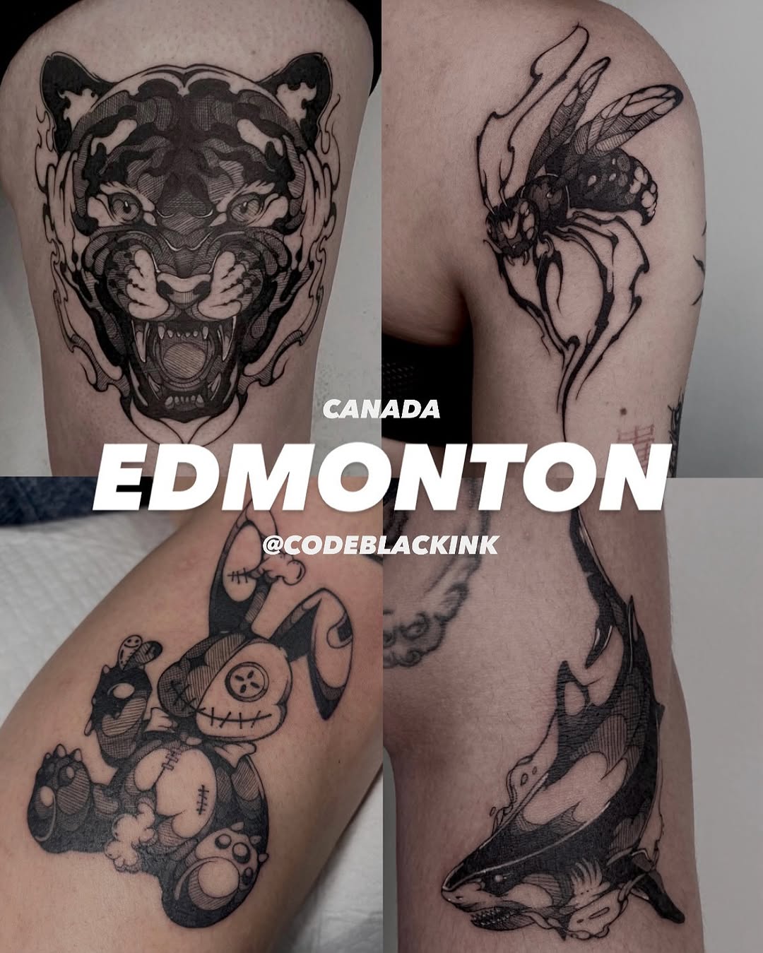 Tattoo by @codeblackink โ black_and_grey, illustrative