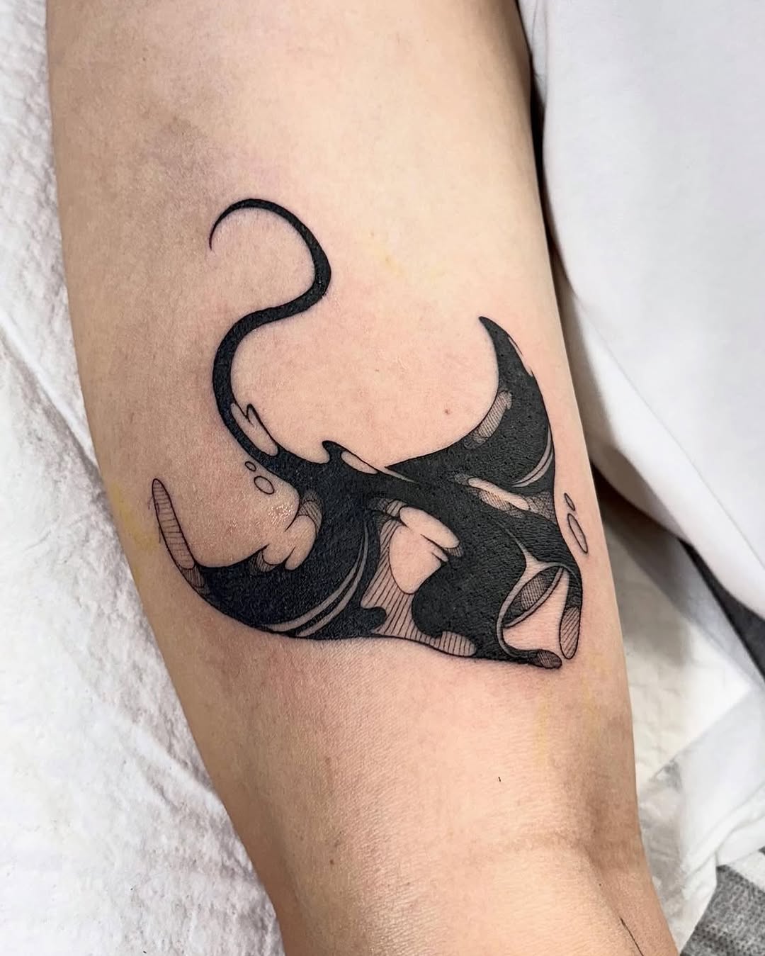 Tattoo by @codeblackink โ black_and_grey, illustrative