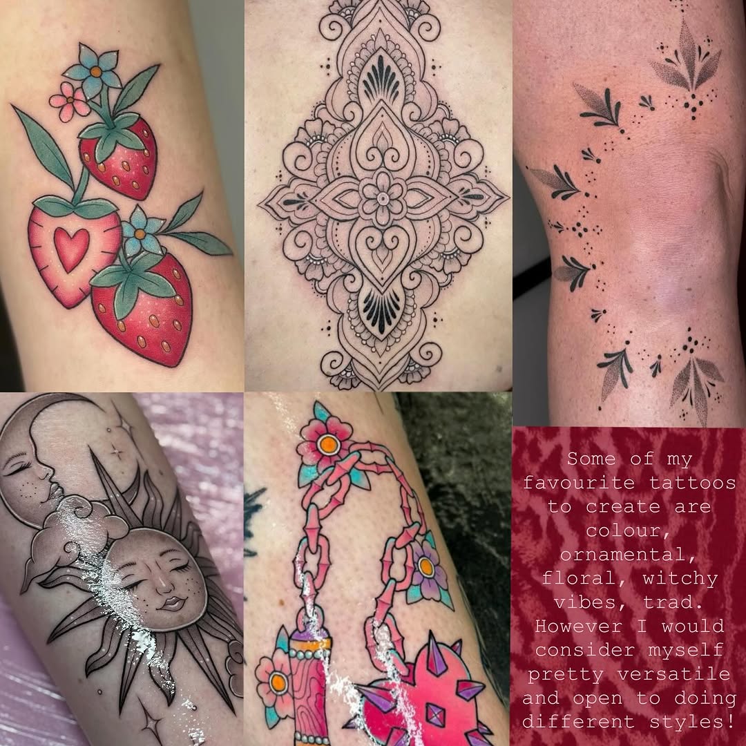 Tattoo by @inkbyleah_ โ american_traditional, ornamental