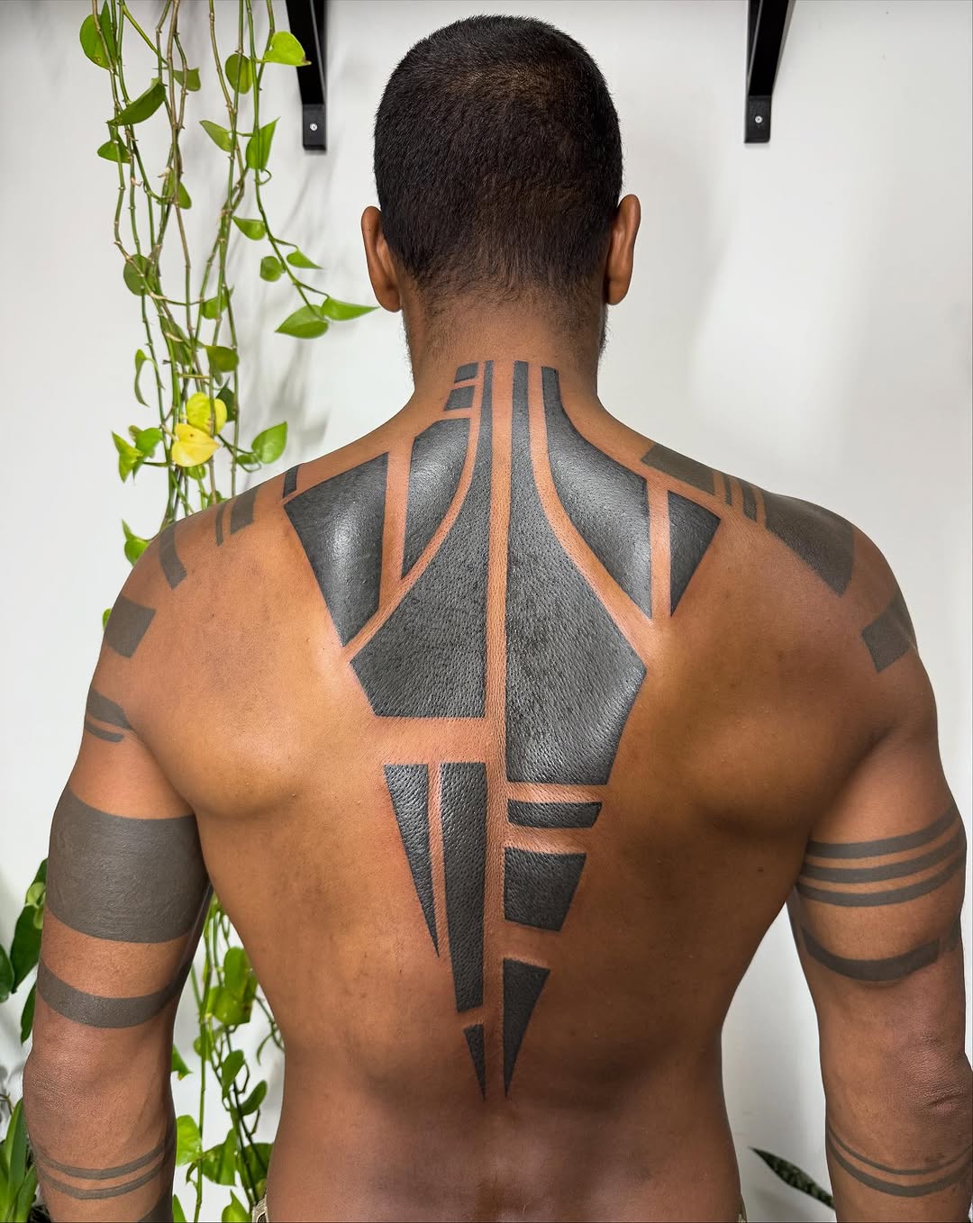 Tattoo by @misskwan — blackwork, geometric