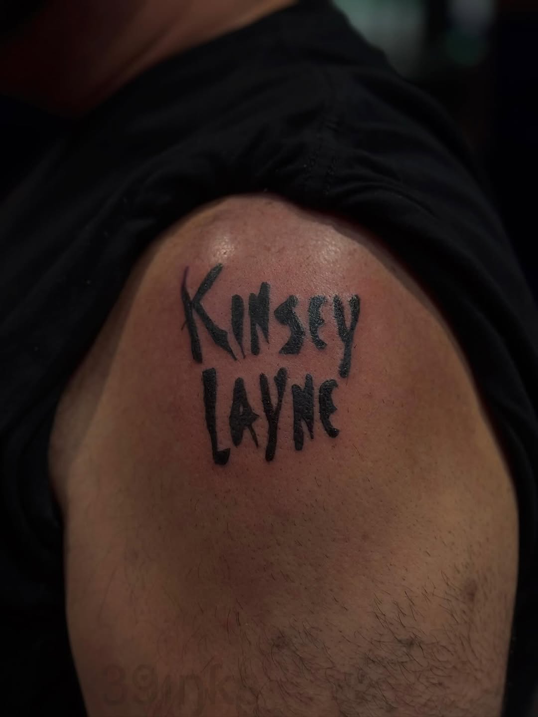 Tattoo by @39inks — lettering_script