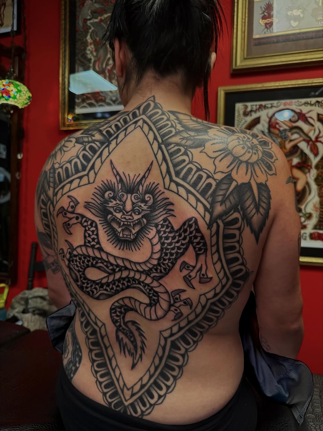 Tattoo by @jacquirosetattoos — japanese_irezumi, blackwork