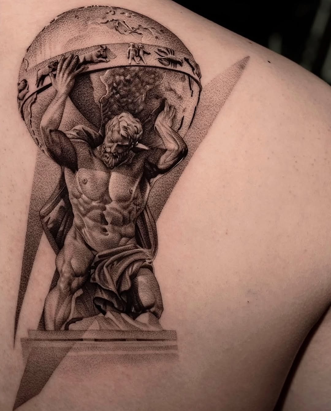 Tattoo by @sebaztian_maranta — realism, dotwork