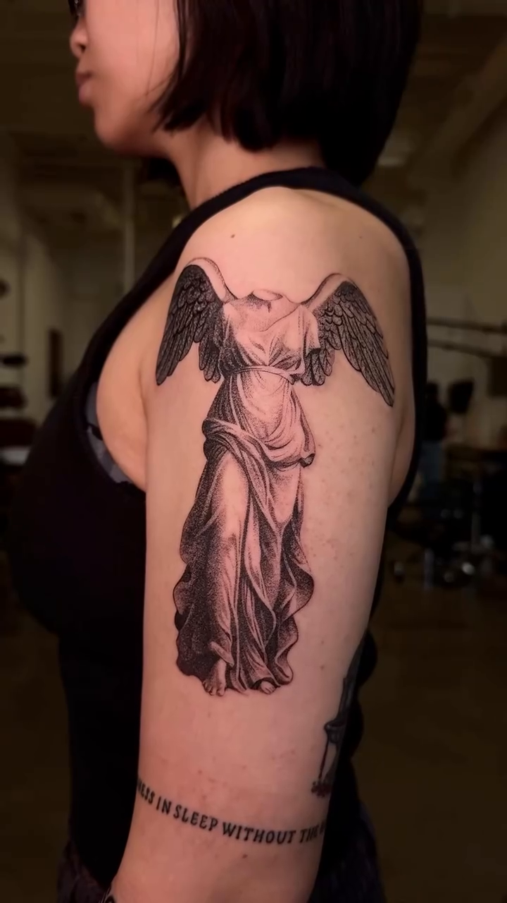 Tattoo by @lissfoxy β black_and_grey