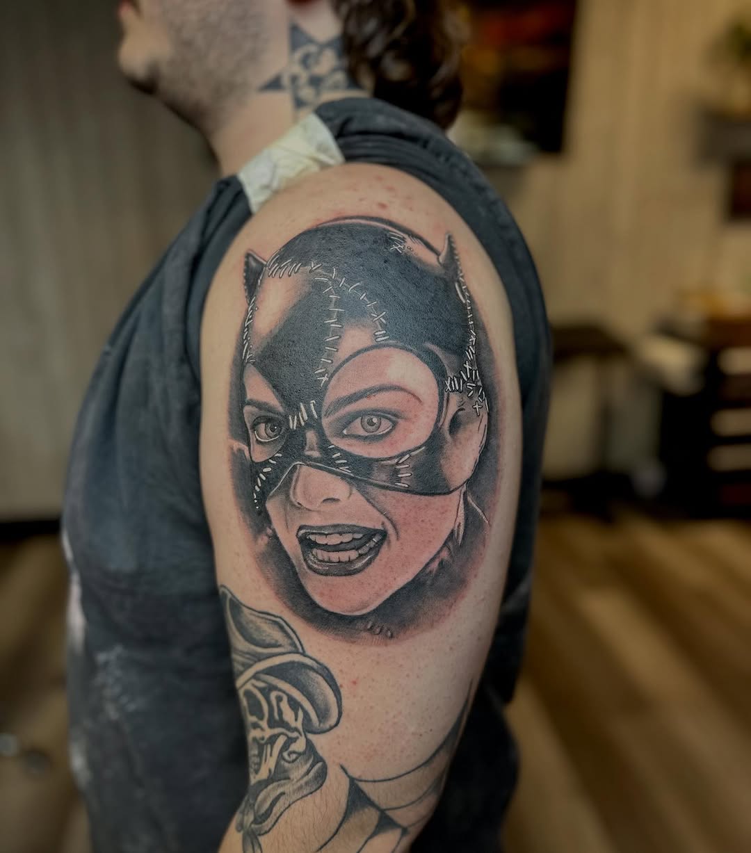Tattoo by @christhomas.tattoo — realism, black_and_grey