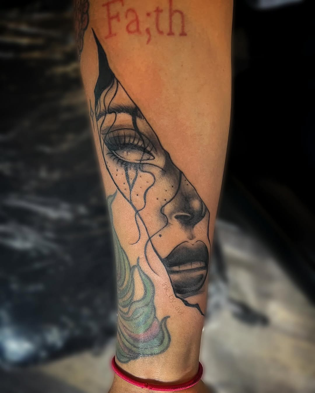 Tattoo by @ink_by_avi — black_and_grey