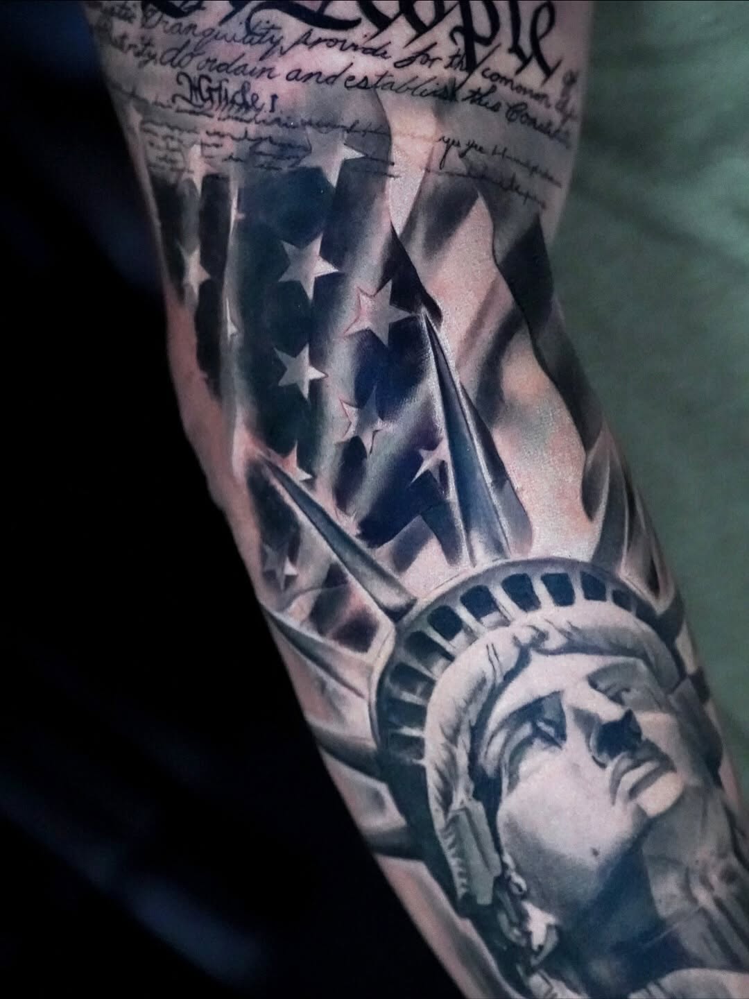 Tattoo by @nonametattoolv — realism, black_and_grey