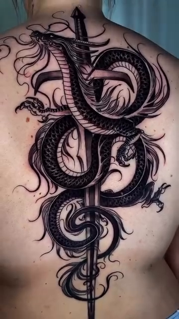 Tattoo by @marissatattoos — japanese_irezumi, black_and_grey