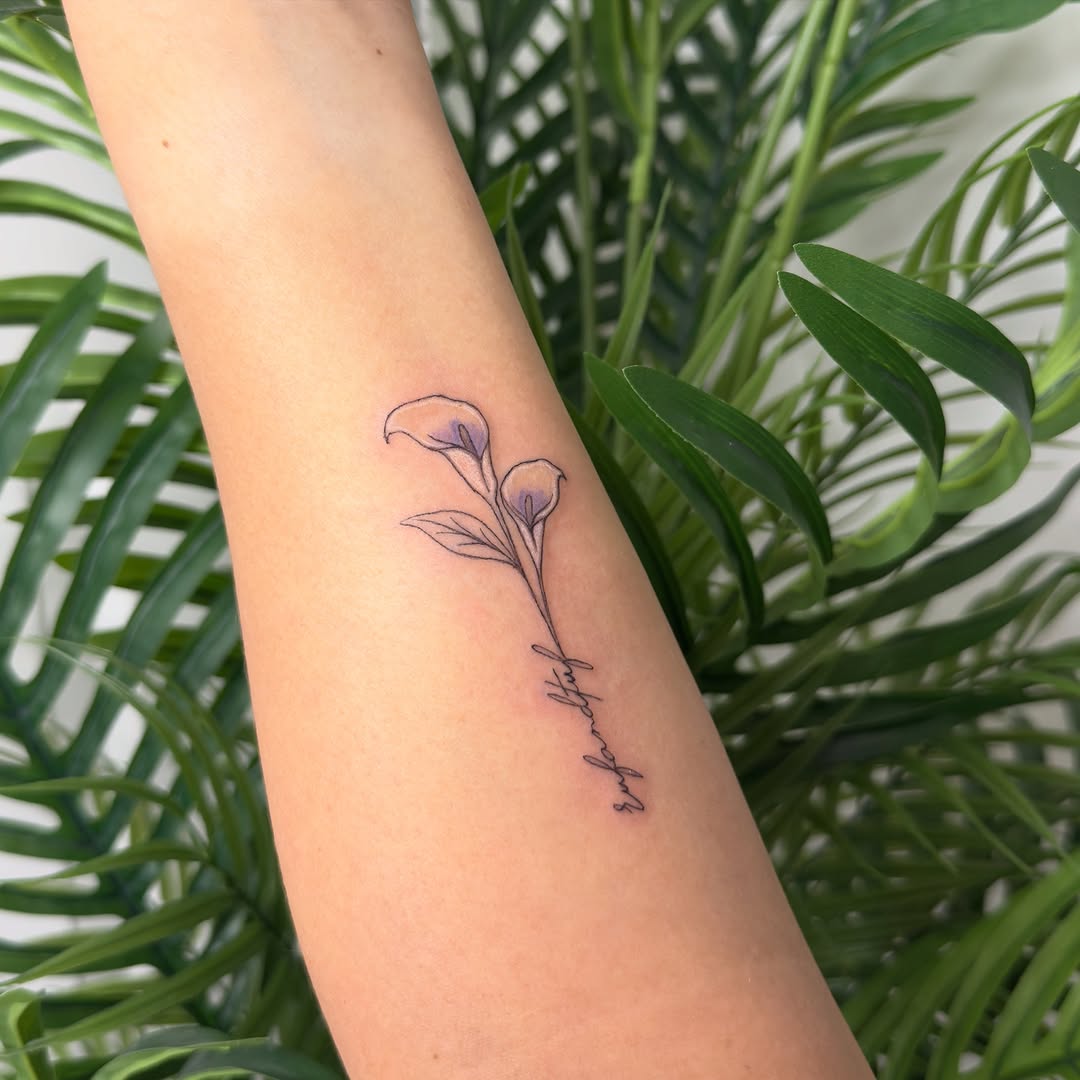 Tattoo by @inksspire — fine_line, lettering_script