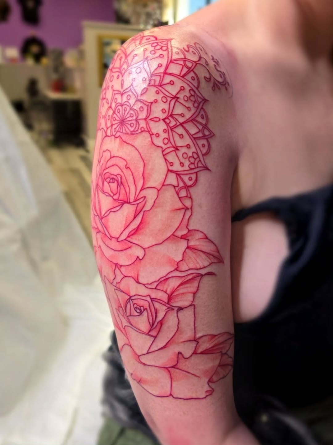 Tattoo by @inked.by.rose — fine_line, ornamental