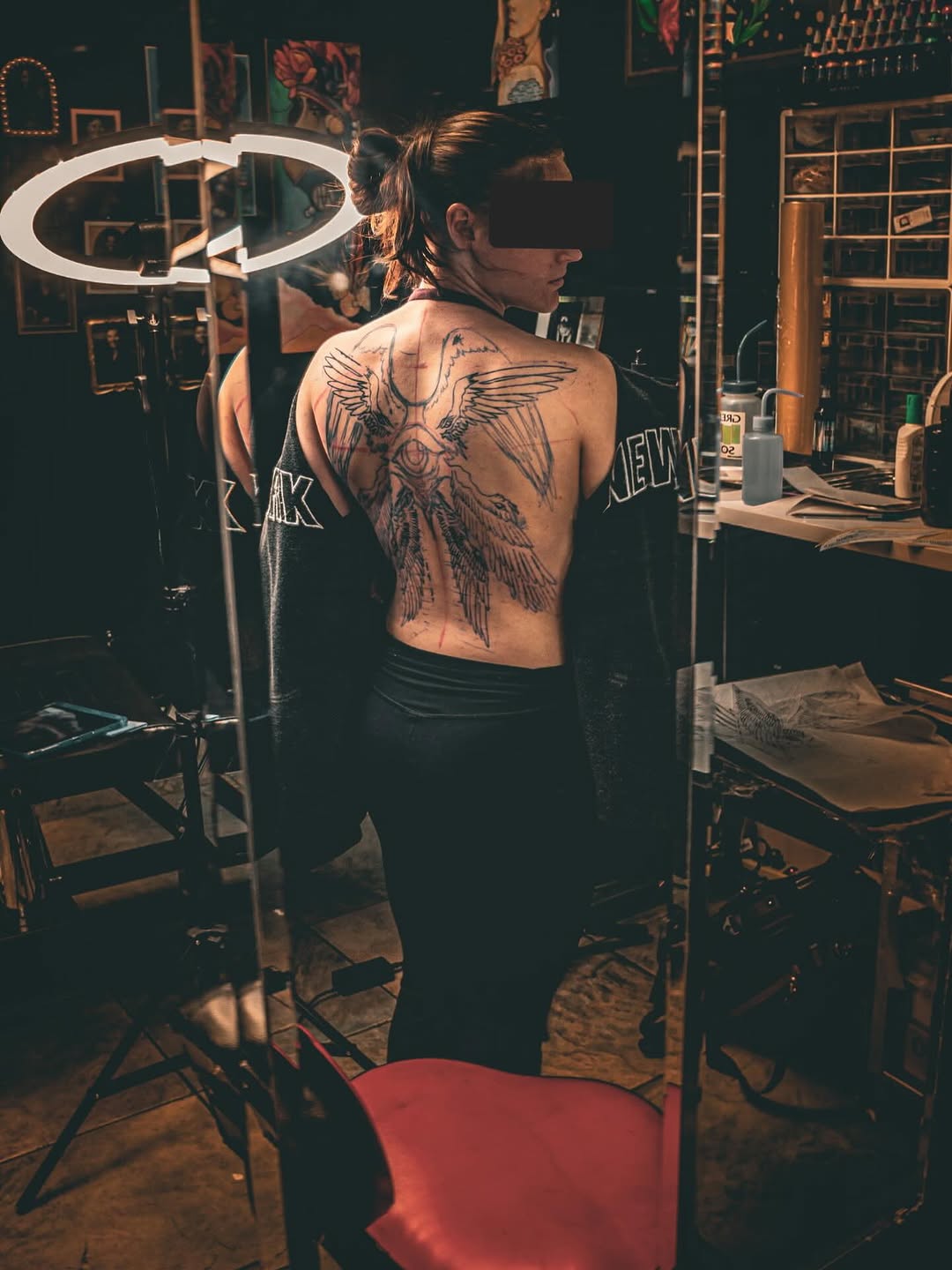 Tattoo by @sv3ink โ blackwork, illustrative