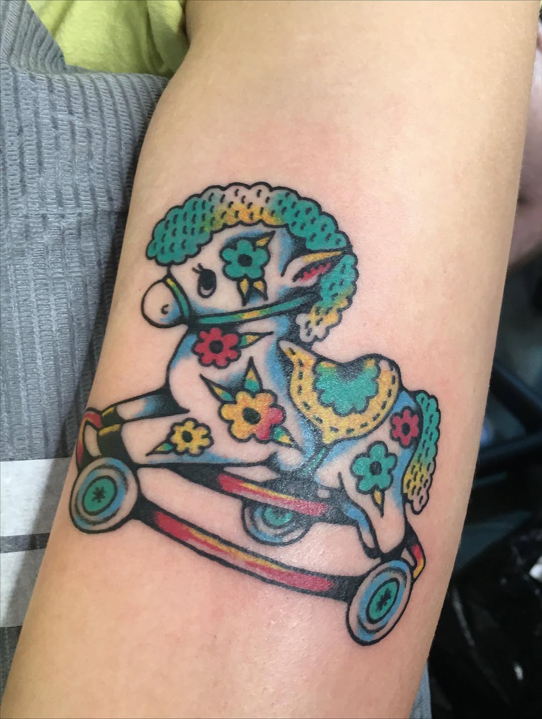 Tattoo by @abbeytat — american_traditional, illustrative