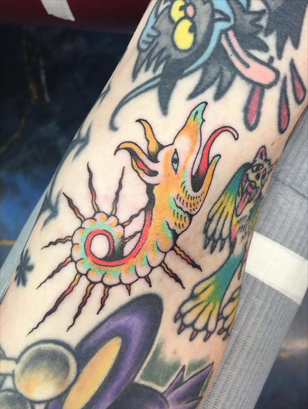 Tattoo by @abbeytat — american_traditional, illustrative
