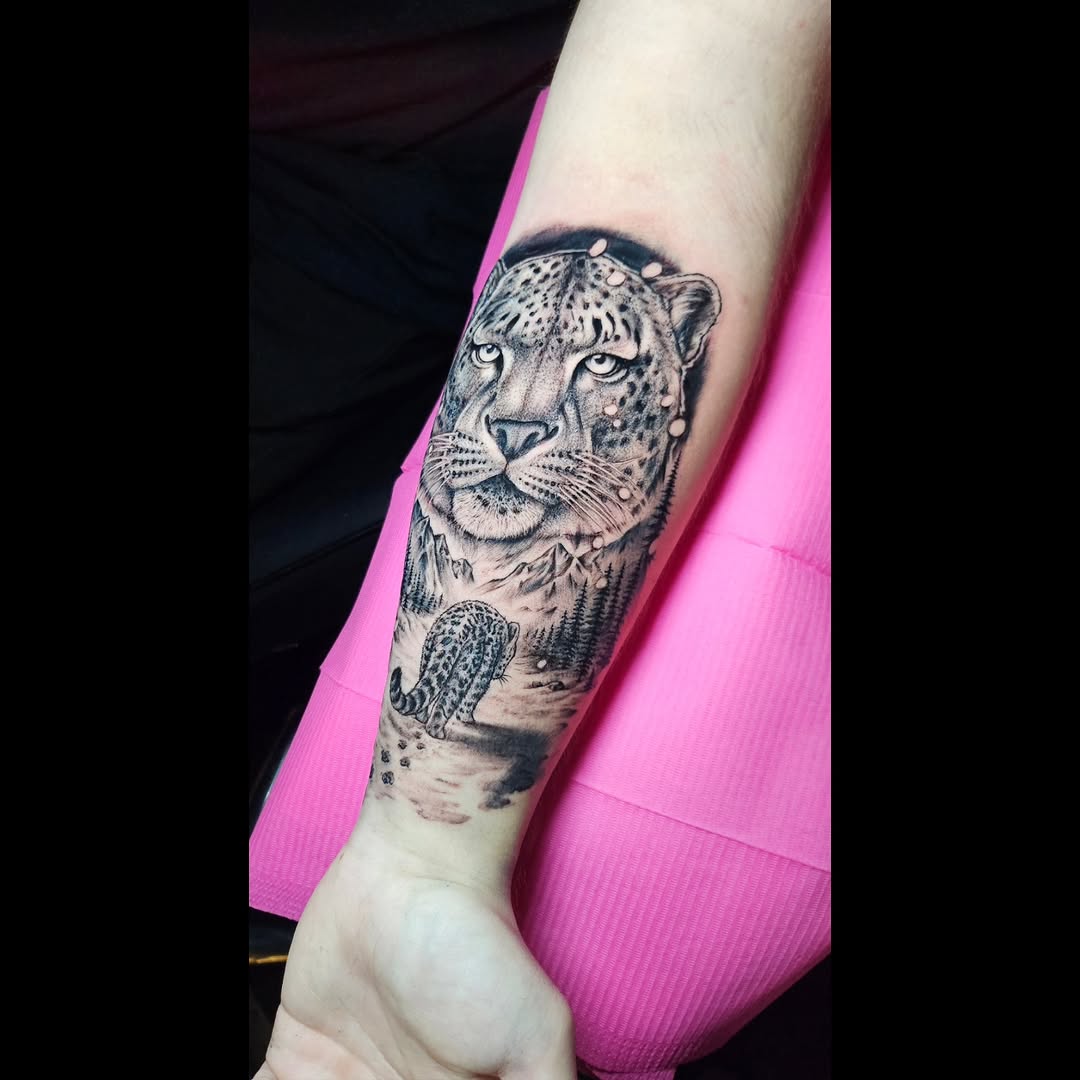 Tattoo by @prettiepluto — realism, black_and_grey