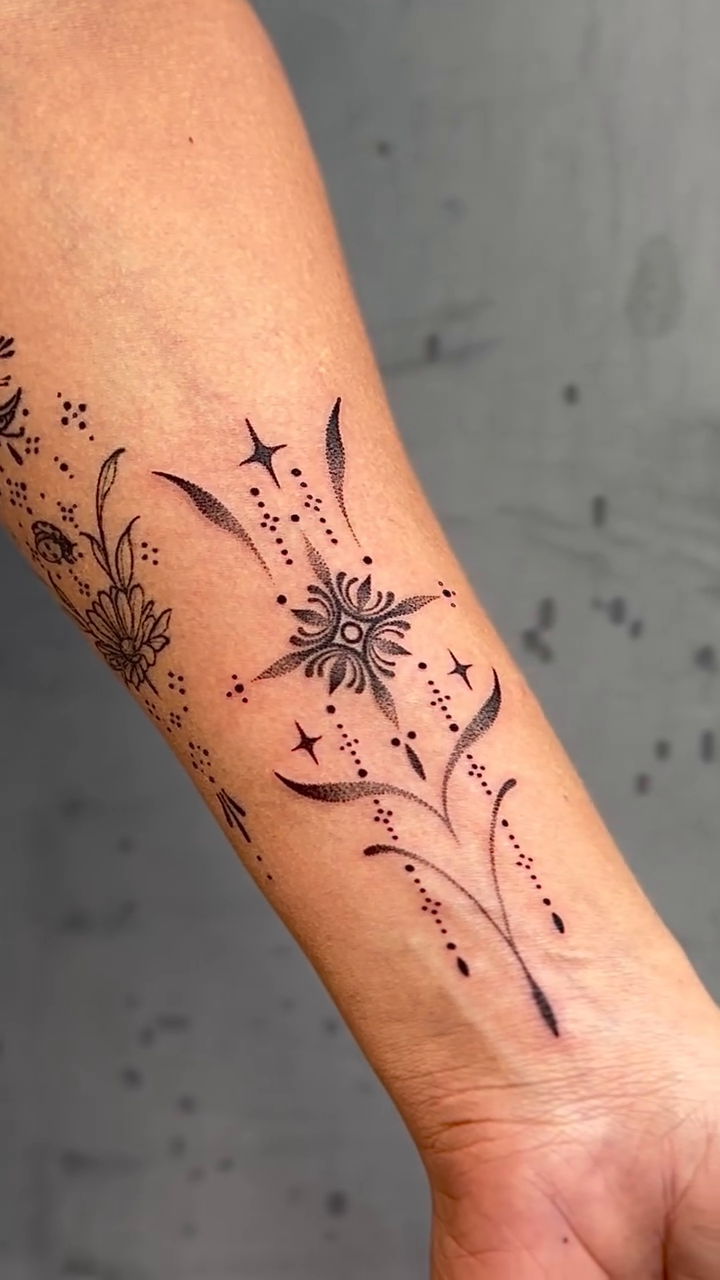 Tattoo by @spiritfleshtattoo — fine_line, ornamental