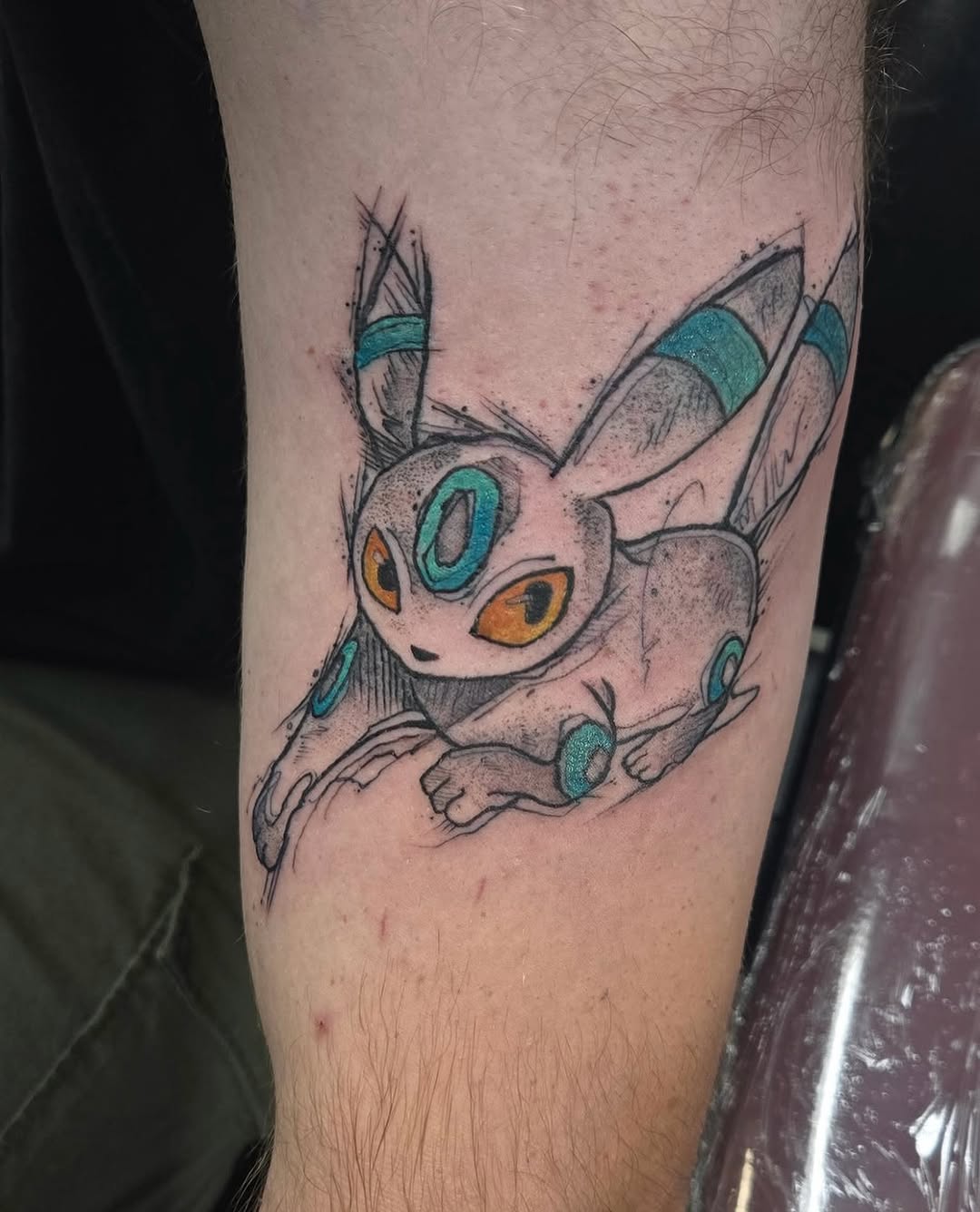 Tattoo by @jetblackninja_tattoo — anime