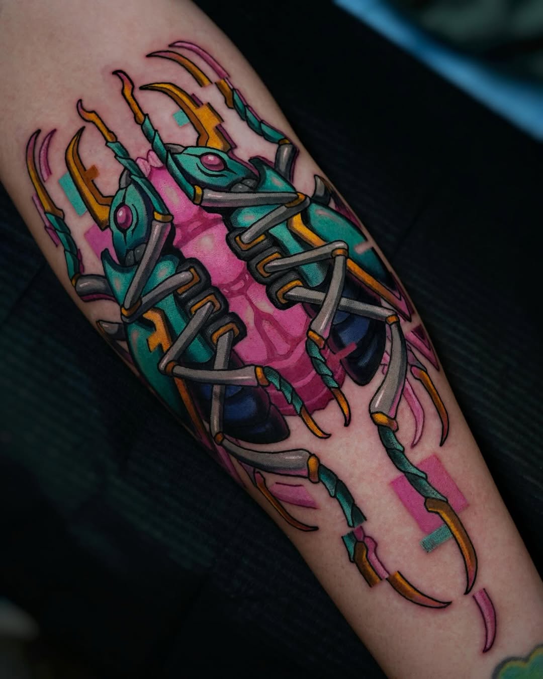 Tattoo by @badcaseofpurpose — new_school, geometric