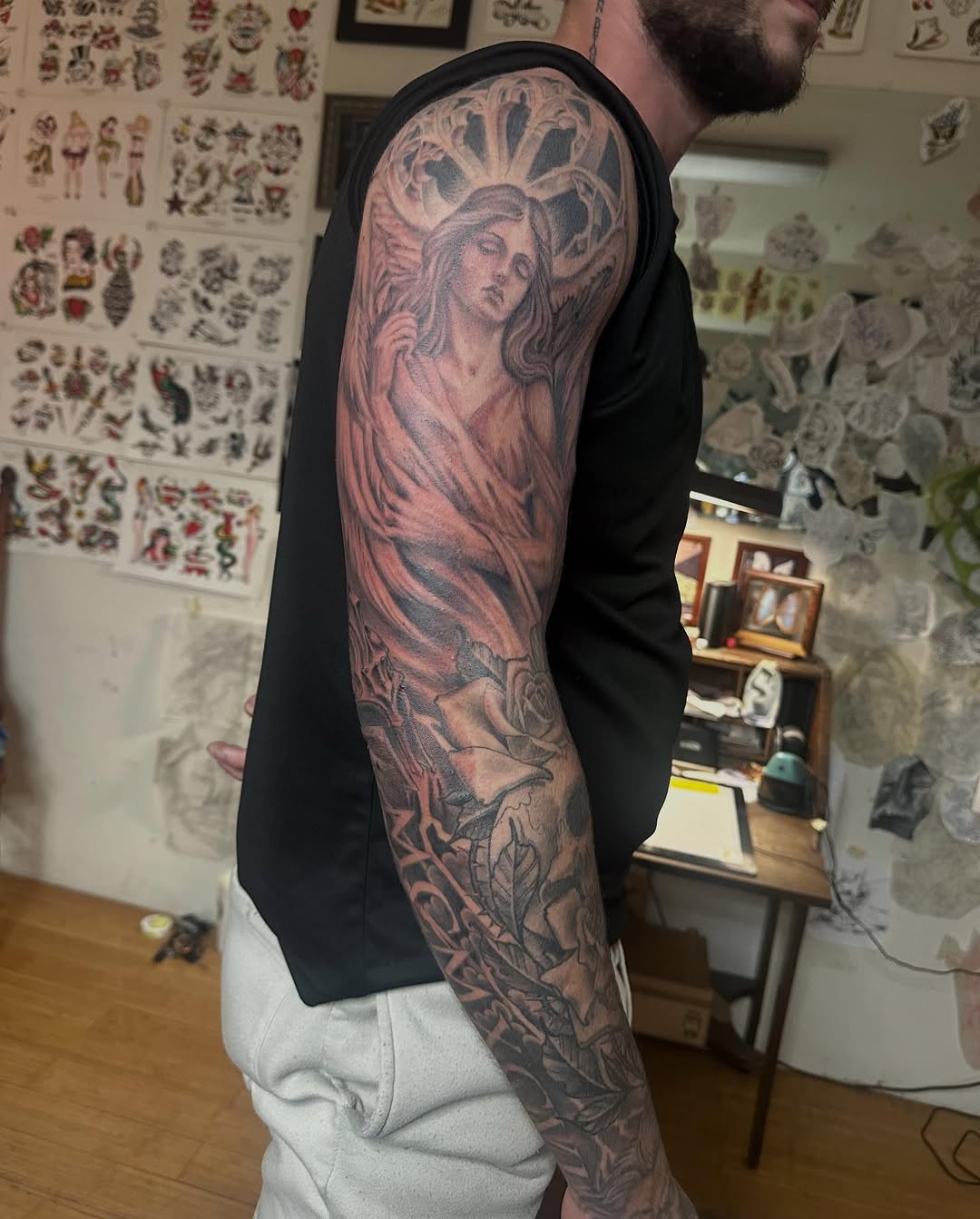 Tattoo by @milford13 — realism, black_and_grey