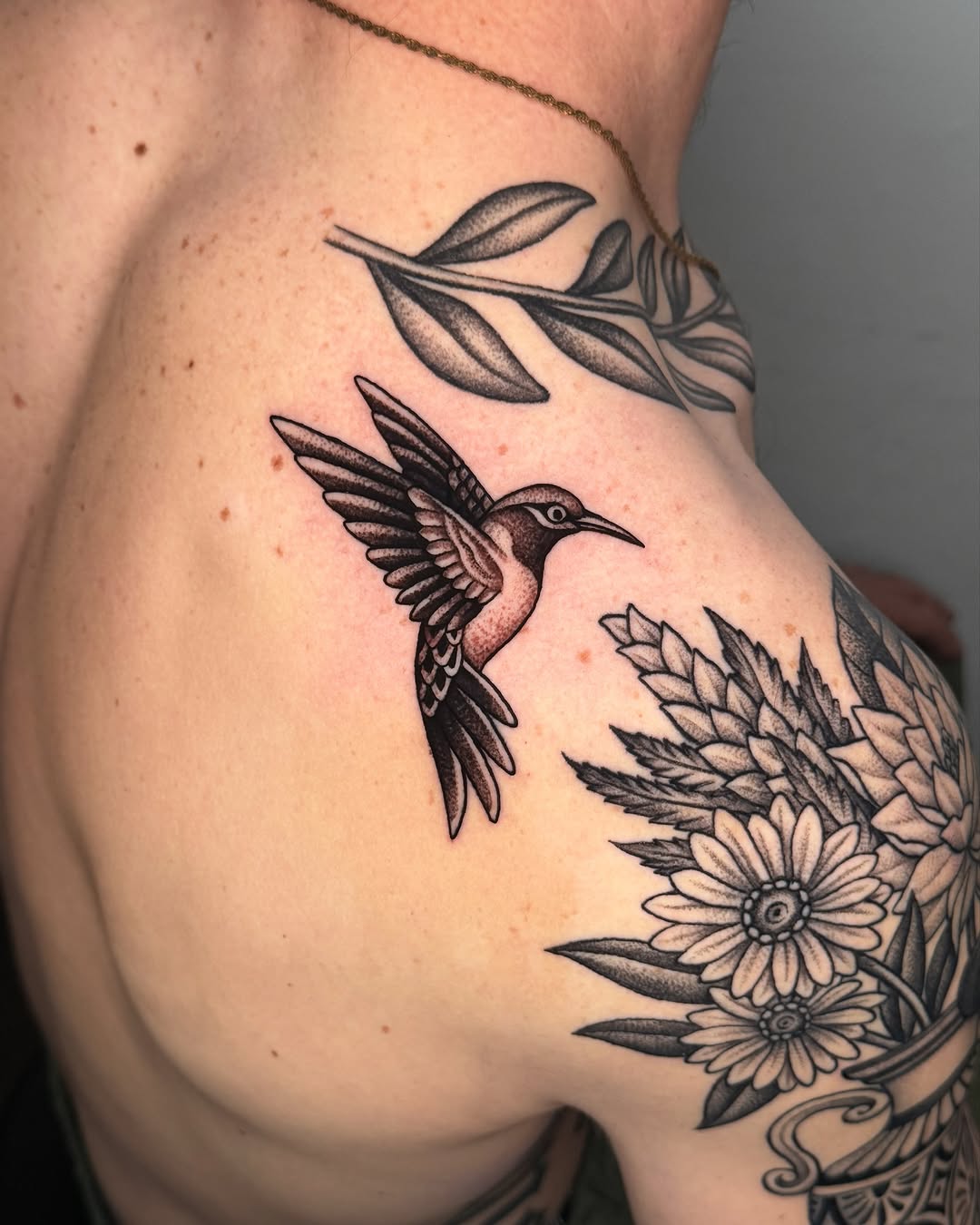 Tattoo by @jae_tatt — black_and_grey, fine_line