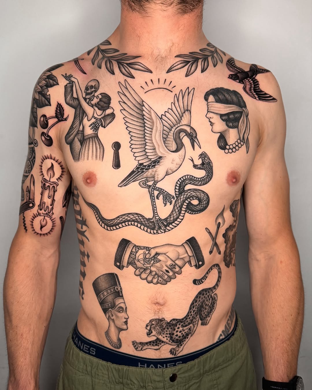 Tattoo by @jae_tatt — american_traditional, black_and_grey