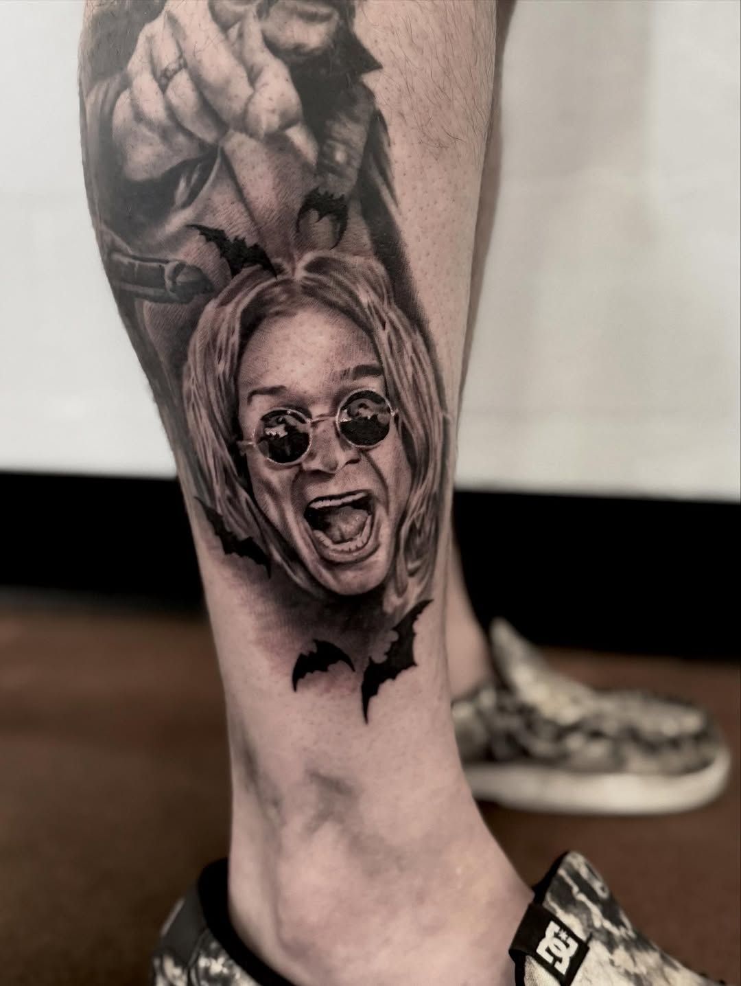 Tattoo by @drewfostertattoo — realism, dark_realism