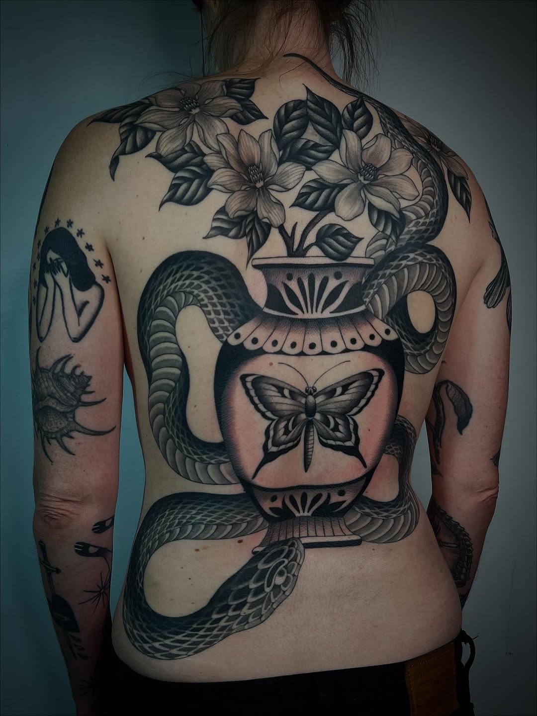 Tattoo by @linahsiaotattoo — black_and_grey, realism