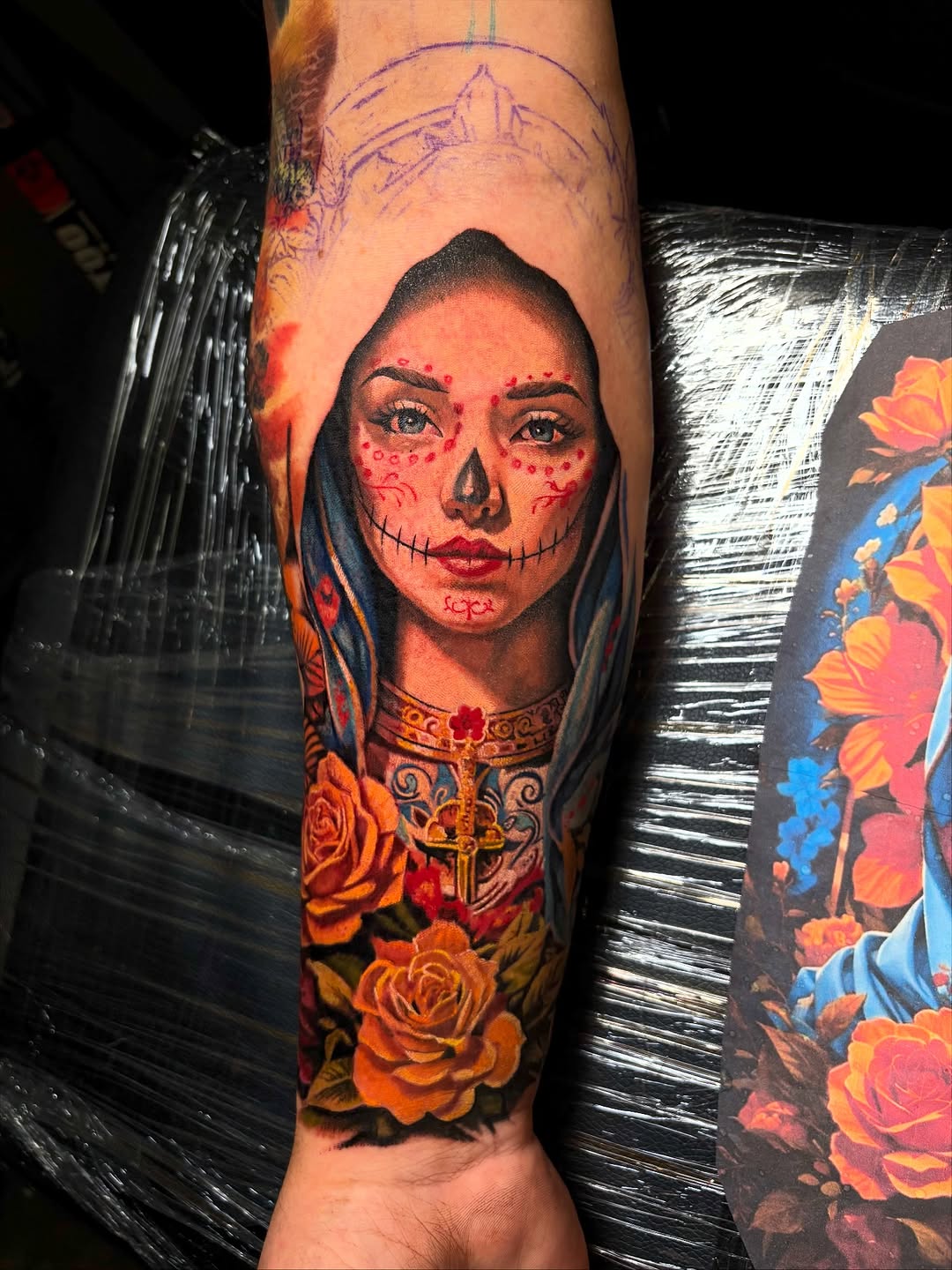 Tattoo by @kamil_inki — realism, black_and_grey