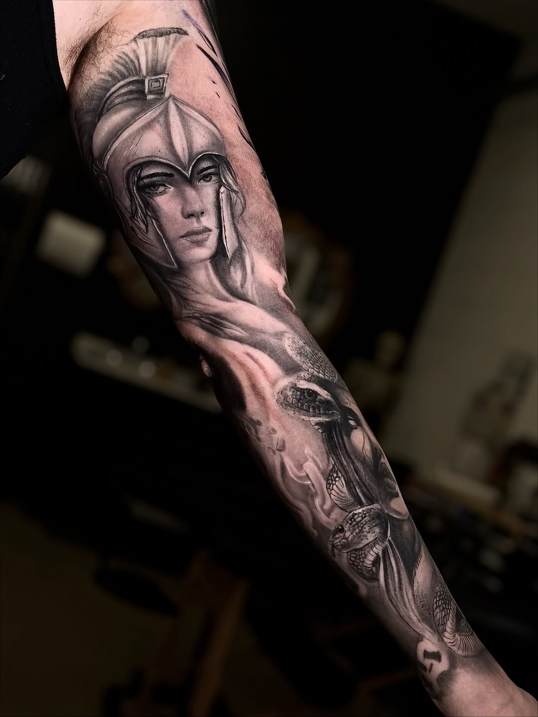 Tattoo by @noeyack.ink — realism, black_and_grey
