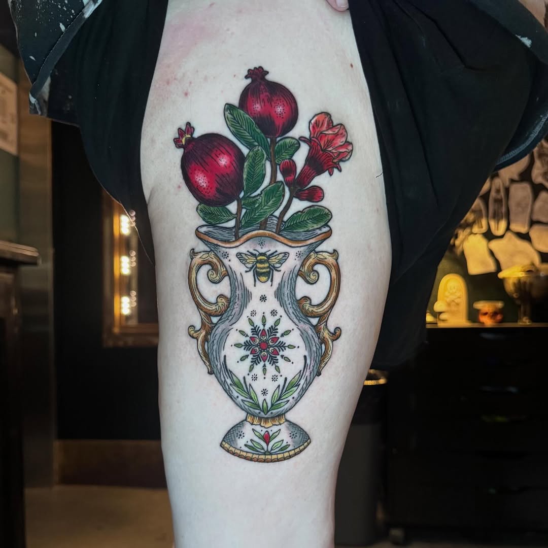 Tattoo by @alexandratattoos โ neo_traditional, ornamental