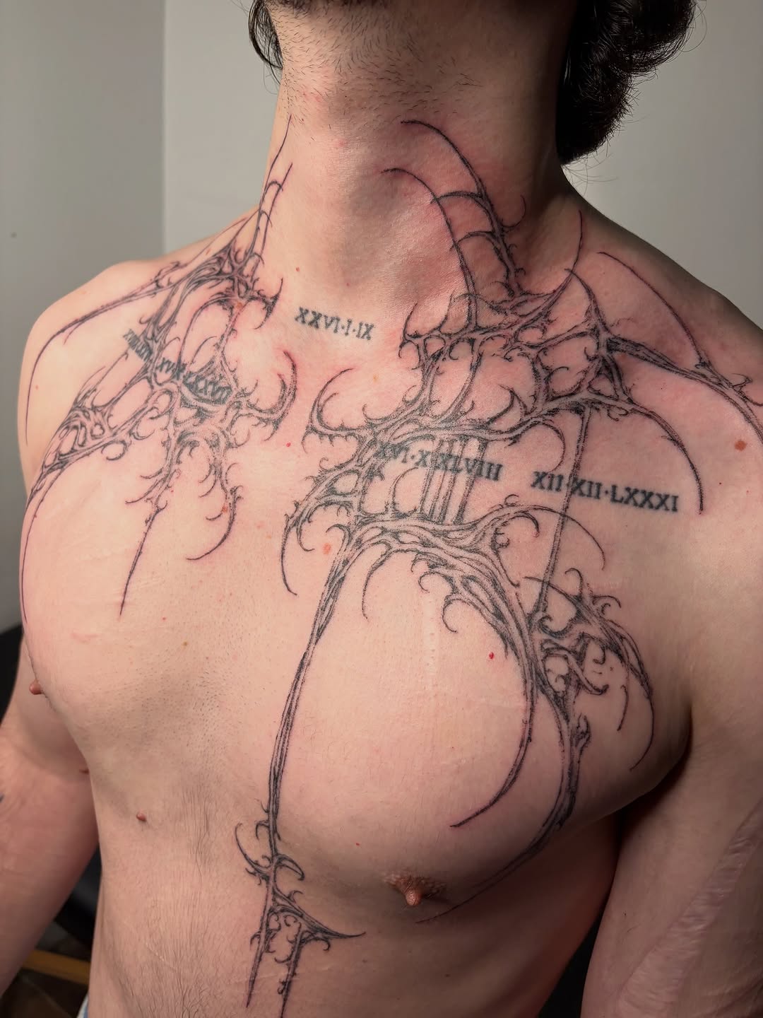 Tattoo by @hesperine.ttt — blackwork, geometric