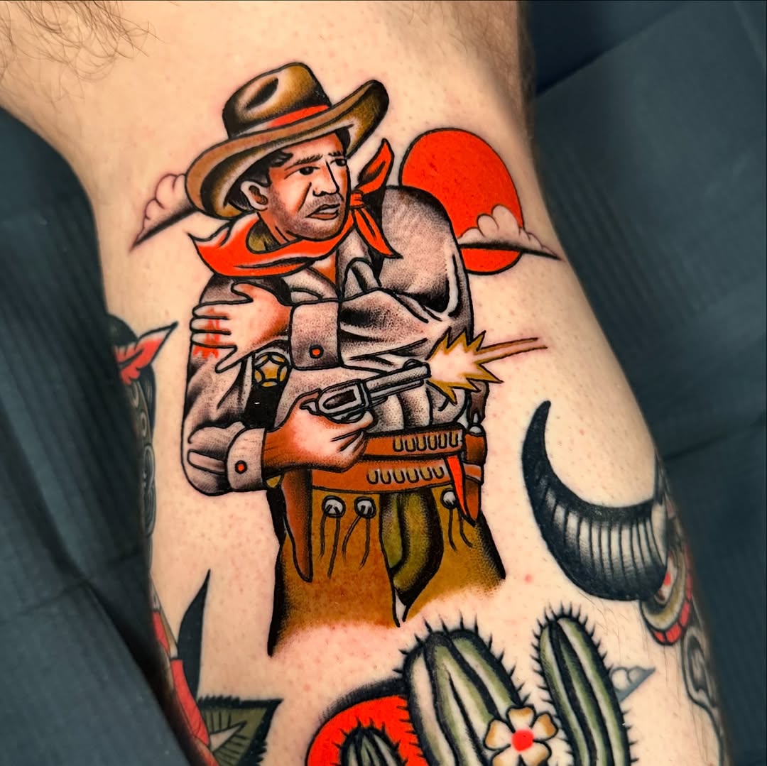 Tattoo by @lingerfeldtx — american_traditional, illustrative