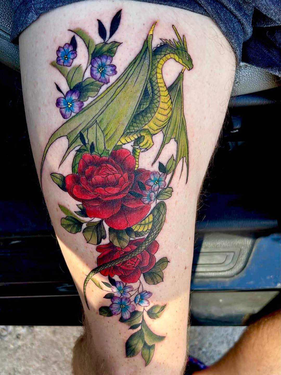 Tattoo by @lildebbie214 — neo_traditional, realism