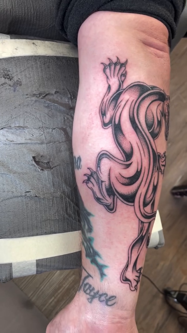 Tattoo by @brayden_p_tattoo — black_and_grey