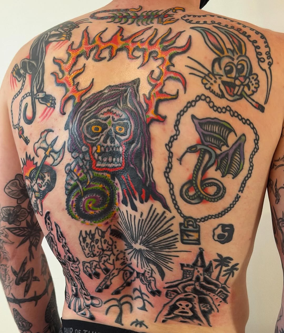 Tattoo by @plantstaretattoo โ american_traditional, illustrative