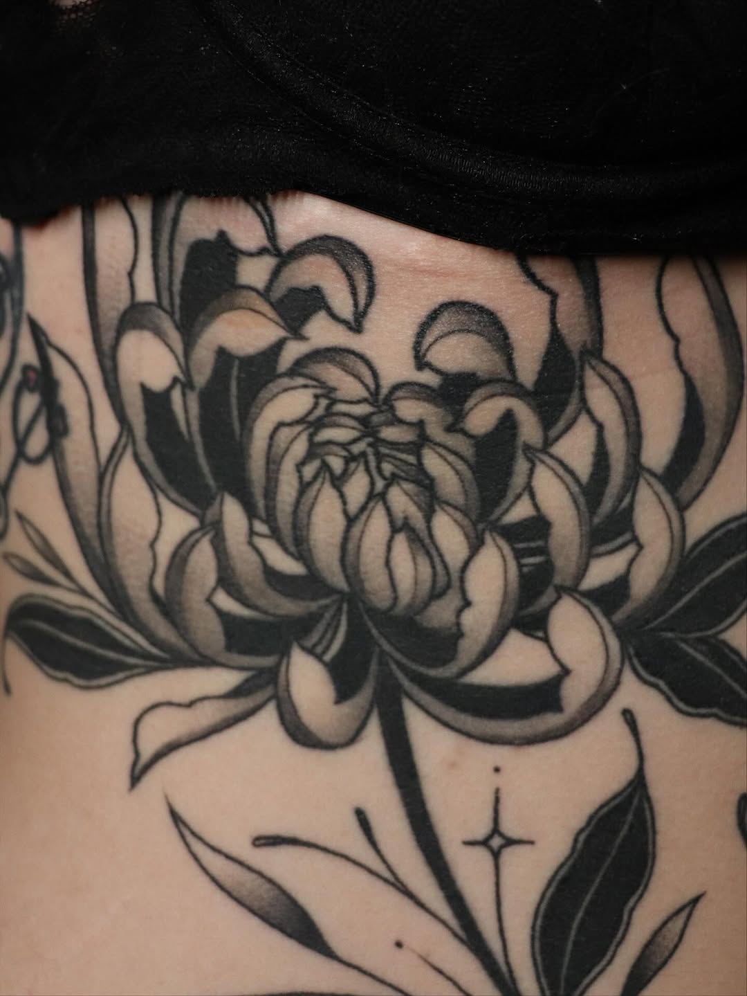 Tattoo by @justina.tattoos — black_and_grey