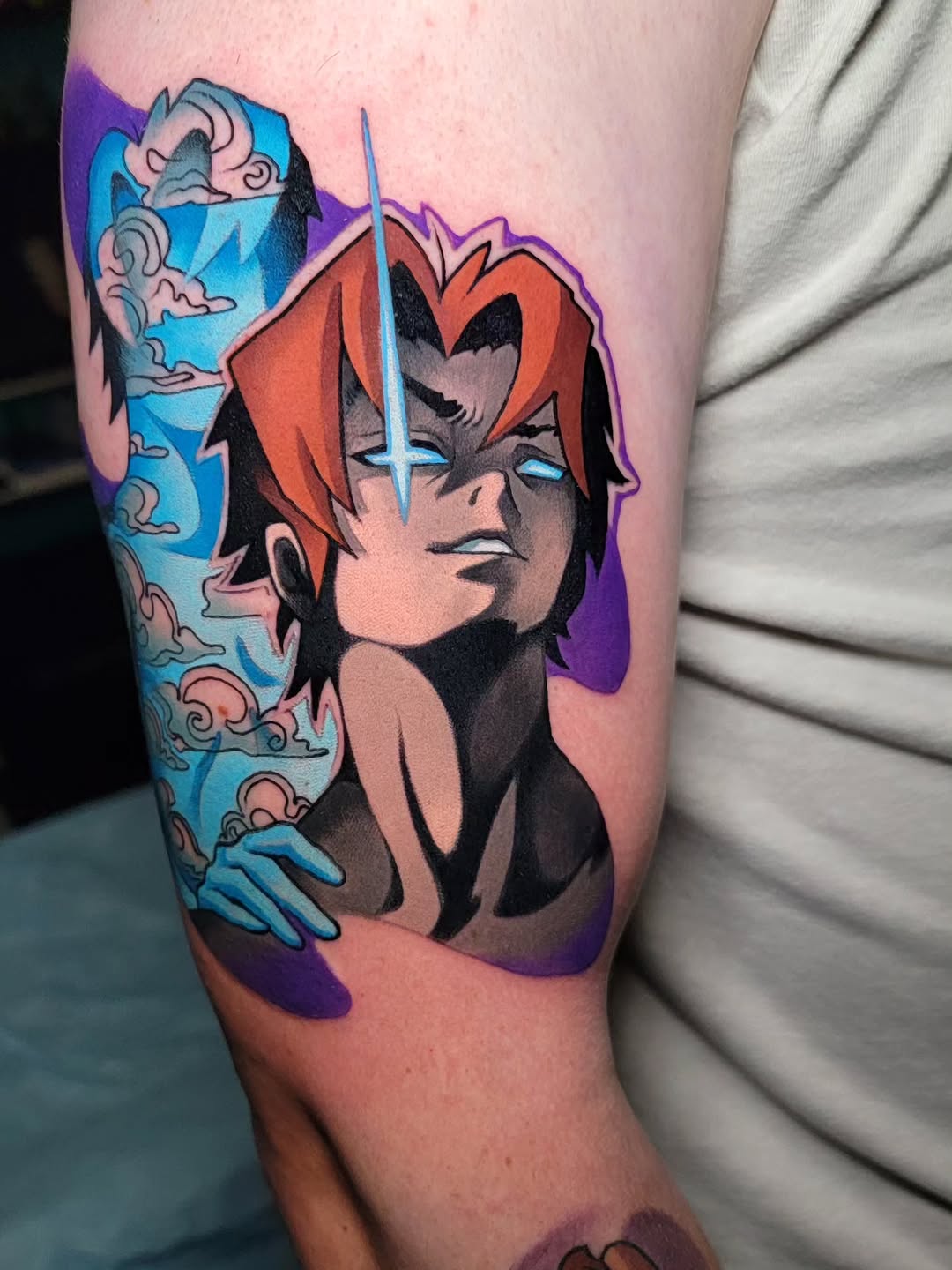 Tattoo by @shaunflinn_tattoos — anime, new_school