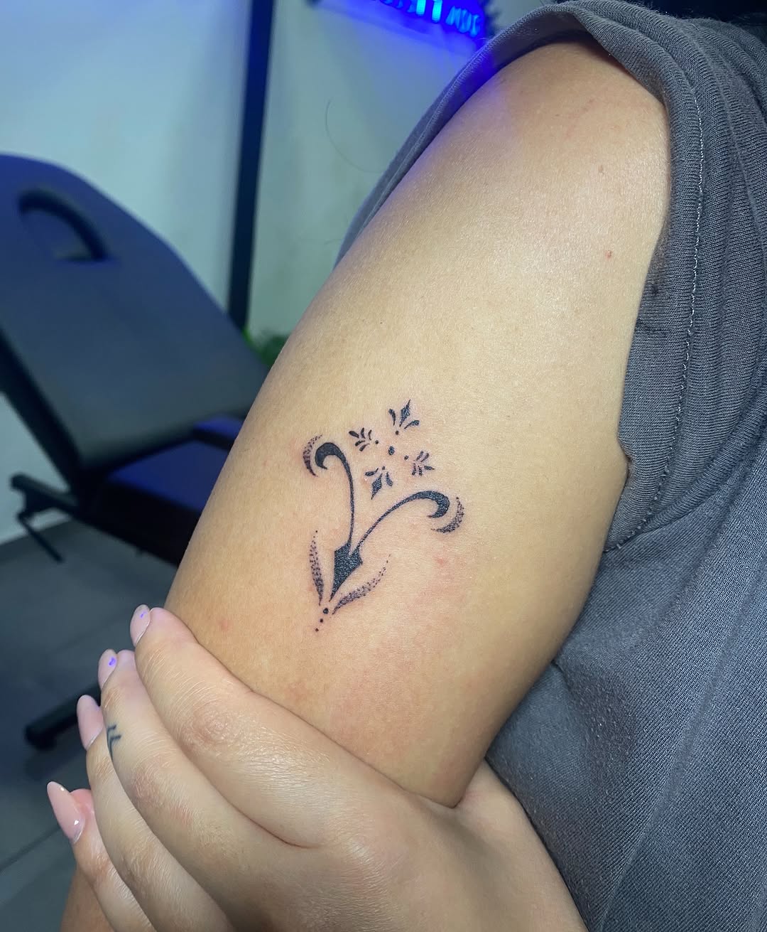 Tattoo by @skins_aj — fine_line, dotwork