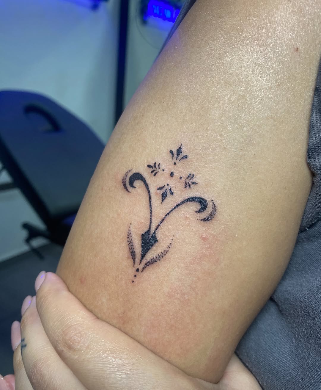 Tattoo by @skins_aj — fine_line, dotwork