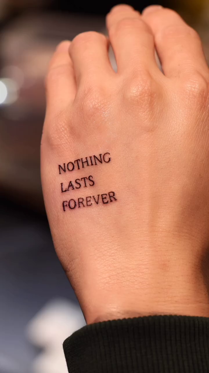 Tattoo by @michumichu.ink โ lettering_script, minimalist