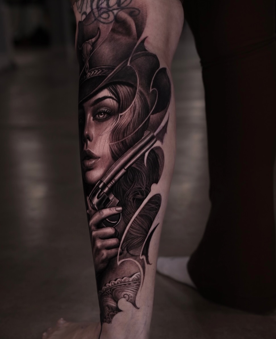 Tattoo by @_garart_ — realism, black_and_grey